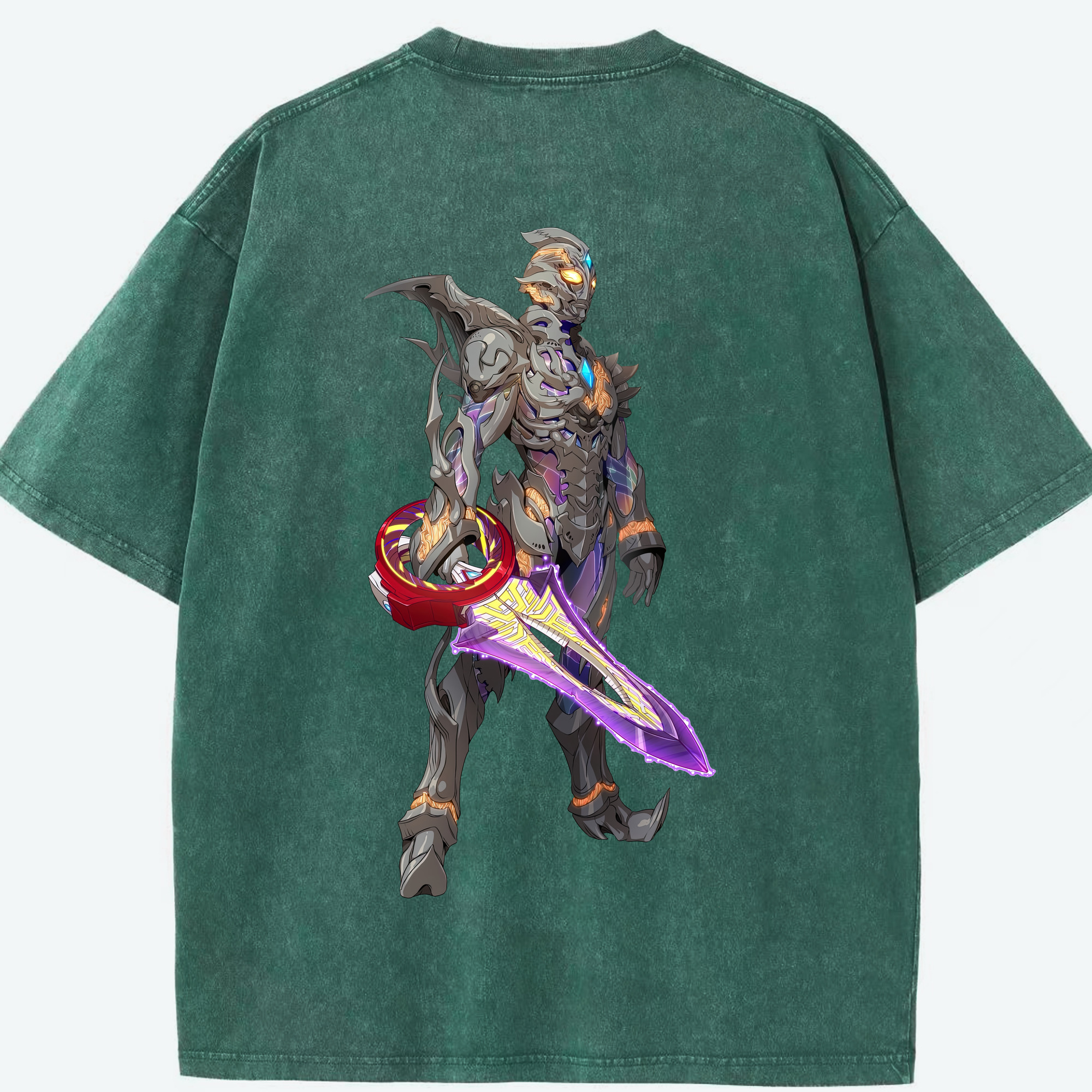 （画像用） ウルトラマン Ultraman 綿100% ヴィンテージ風 半袖Tシャツ（背面プリント）
